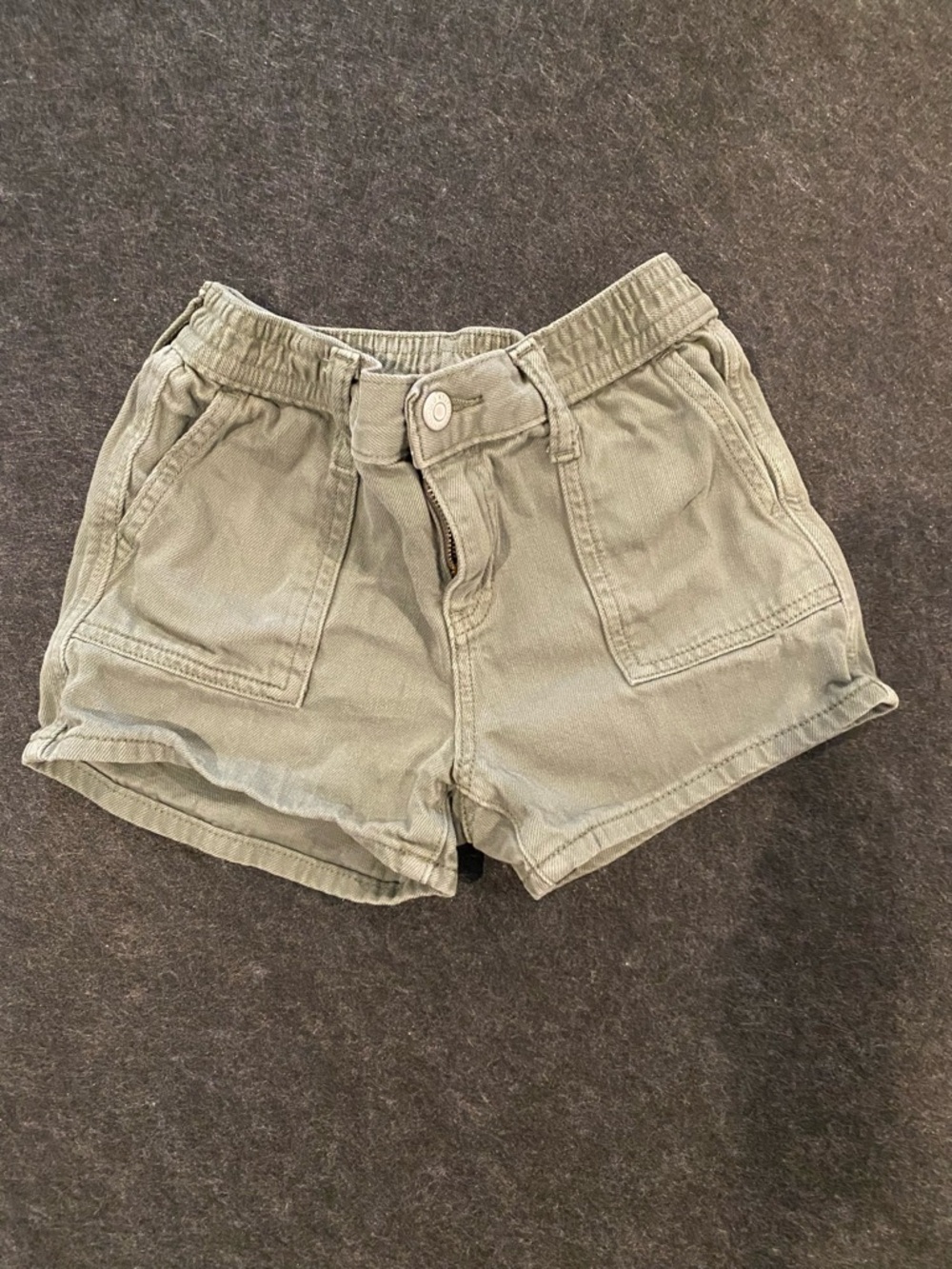 Old Navy Olive Green Girls Shorts